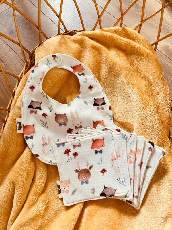 bavoir lingettes cadeau naissance fait main bébé