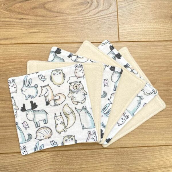 coffret naissance bavoir lingettes lange fait main