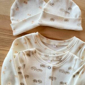 Pyjama combinaison cadeau naissance bébé fait main en france