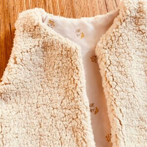 Gilet de berger bébé enfant fait main