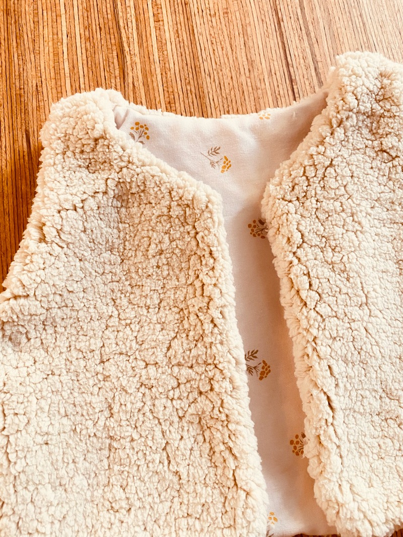 Gilet de berger bébé enfant fait main Gilet de berger bébé enfant fait main