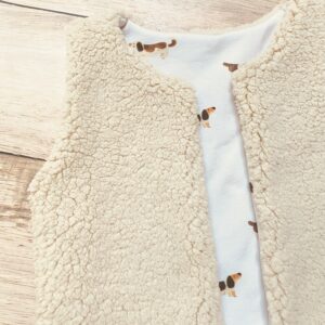 gilet berger bébé enfant fait main
