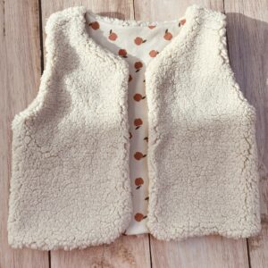gilet berger bébé enfant fait main