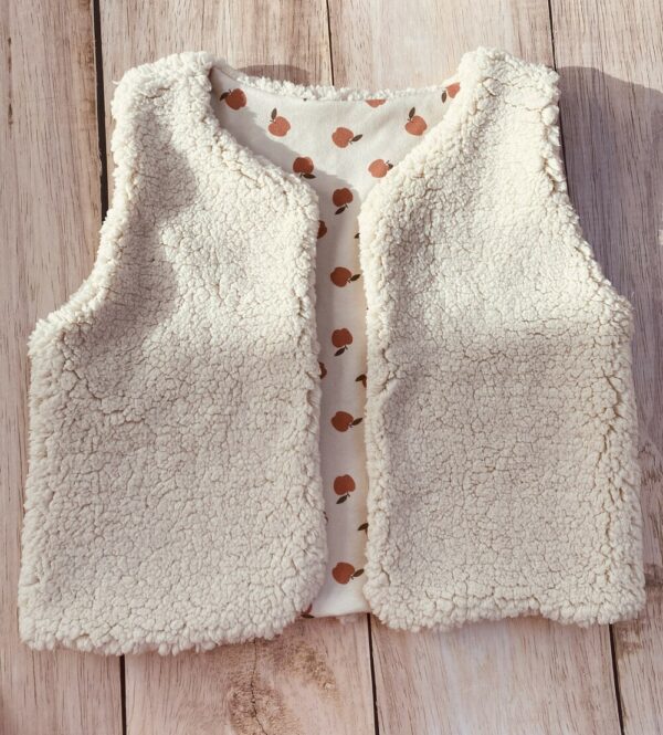 gilet berger bébé enfant fait main