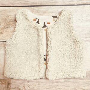 gilet berger bébé enfant fait main